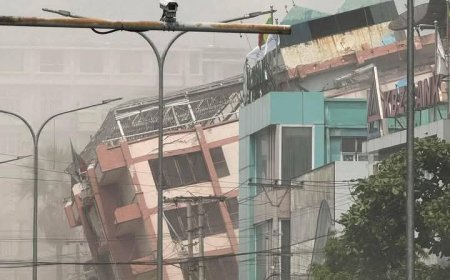 Powerful Earthquake of 6.8 Magnitude Hits Myanmar – Tremors Felt in Neighboring Countries