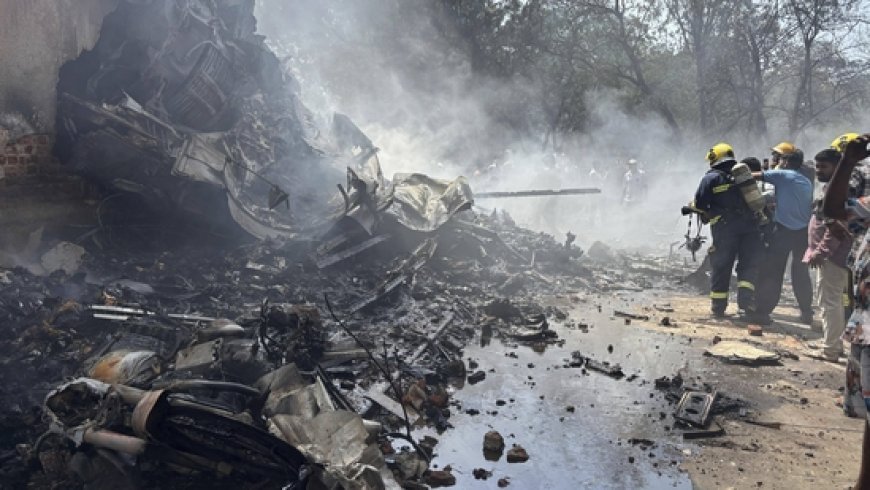 Ahmedabad Plane Crash: Air India Flight AI-171 to London Crashes After Takeoff, 242 Feared Dead